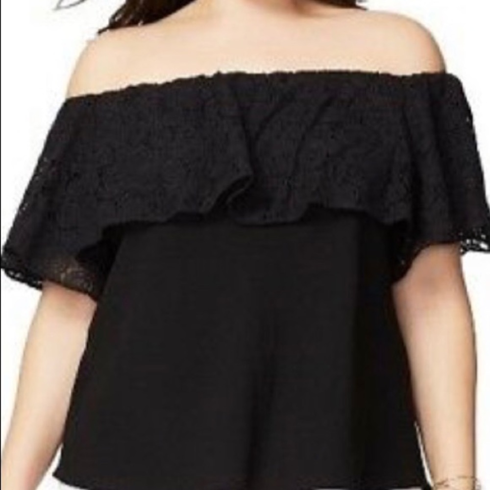 Rachel Roy Curvy Collect lace/ off the shoulder🔥